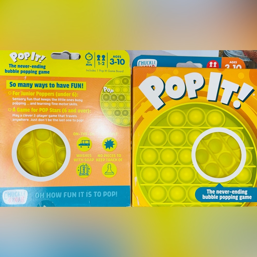 5 Popit’s for $8! Pop It! The Take Anywhere Bubble Popping Game!